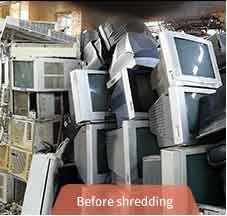 Home appliances shredding Home appliances shredding
