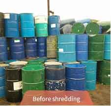 Industrial waste crushing Industrial waste crushing